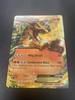 2014 Charizard EX Flashfire 12/106 XY Ultra Rare Holo Pokemon Card NM - Image 2