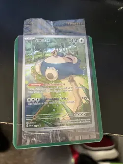 Pokemon Snorlax 151 Scarlet and Violet Promo Holo Card 051 - Image 3