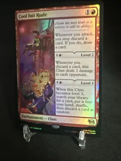 Cool but Rude 89 Teenage Mutant Ninja Turtles Foil R MTG Card - Image 2