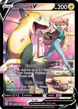 Boltund V - TG13/TG30 - Pokemon Brilliant Stars Sword Shield Ultra Rare Card NM - Image 1