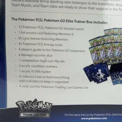 Pokemon GO TCG Trading Card Game ETB Elite Trainer Box *NEW Factory Sealed 820650850509 - Image 5