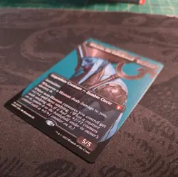 MIKAEUS, THE UNHALLOWED (BORDERLESS) Commander Masters Magic MTG MINT CARD - Image 2