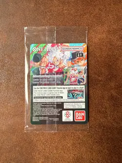 One Piece Monkey D. Luffy US Voyage College Basketball Promo Card - SEALED - Image 2