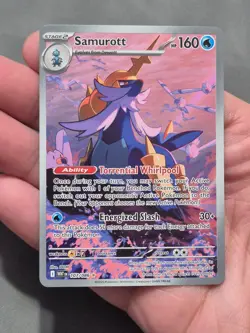 Pokemon TCG Samurott Illustration Rare Holo Sv: White Flare Card 107/086 NEAR M - Image 1