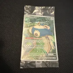 Pokemon TCG Snorlax 051 SV Scarlet & Violet 151 Promo Card Sealed - Image 1