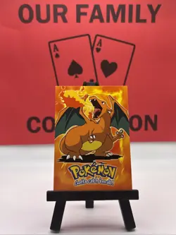 Charizard E6 Of 12 Topps 1999 Series 1 Blue Logo Card Stage 3 Pokemon TCG VLP - Image 1