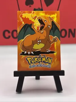 Charizard E6 Of 12 Topps 1999 Series 1 Blue Logo Card Stage 3 Pokemon TCG VLP - Image 2