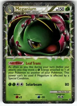 Meganium (Prime) HGSS08 HGSS Promos MP Pokemon Card TCG - Image 1