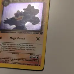Pokemon Dark Machamp Holo Rare Team Rocket 10/82 70HP English Card 2000 - Image 4