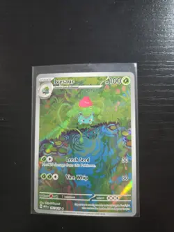 Pokemon TCG Ivysaur Scarlet Violet-151 Holo Card 167/165 IR English - Image 1