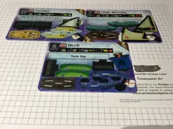 wizkids pirates OE Tournament cards HMS Master, Thames and Bilge mint - Image 1