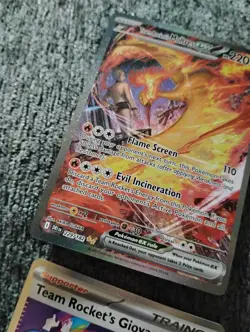 Lot Of 2 Pokemon Destin Rivals Hit Cards Moltres Ex 229/182 And Giovanni 238/182 - Image 3