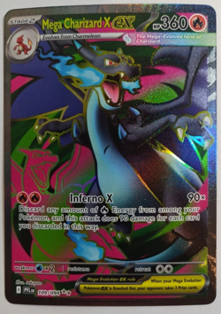 Mega Charizard X ex 109/094 Phantasmal Flames Holov Card TCG - Image 1