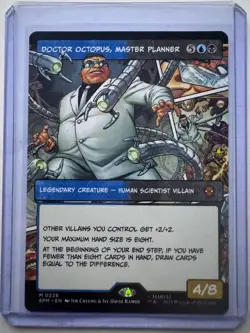 Doctor Octopus, Master Planner (Borderless) #0228 Non-Foil Spider-Man NM MTG ENG - Image 1