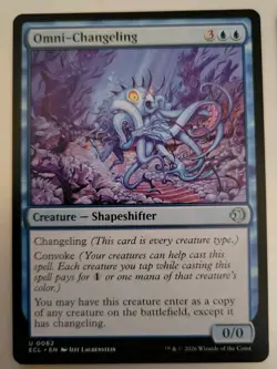 MTG - Lorwyn Eclipsed: Omni-Changeling (0062) - Uncommon - Near Mint - Image 1