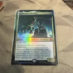 MTG Dark Leo & Shredder Teenage Mutant Ninja Turtles Foil - Image 1