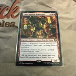 MTG Slash, Reptile Rampager Teenage Mutant Ninja Turtles Regular NM MTG #0108 - Image 1