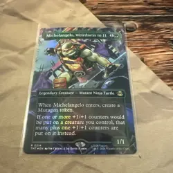 Michelangelo, Weirdness to 11 (Borderless) Teenage Mutant Ninja Turtles Foil - Image 1
