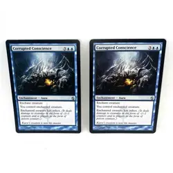 Corrupted Conscience 2x Mirrodin Besieged MTG Magic The Gathering - Image 1