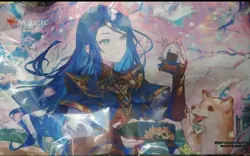 MTG Narset cherry blossoms viewing Playmat FUZICHOCO limited Japan 2025 FS - Image 1