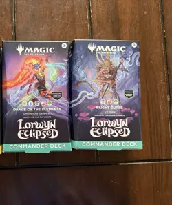 Sealed Lorwyn Eclipsed Commander Deck Set of 2 Magic MTG Kid Icarus - Image 1