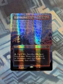 MTG Borderless Dragonscale Foil Scalding Tarn NM Unplayed Special Guests - Image 1