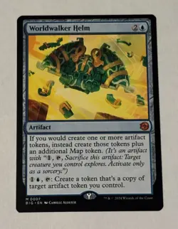 MTG Worldwalker Helm - Outlaws of Thunder Junction The Big Score LP - Image 1