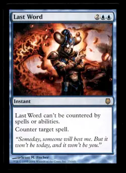 MTG Last Word LP Light Play Darksteel [4655] - Image 1