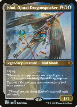 Ishai, Ojutai Dragonspeaker (Etched) [Commander Legends] Lightly Played Foil - Image 1
