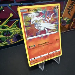 Reshiram 017/072 Pokemon Shining Fates Amazing Rare NM - Image 2