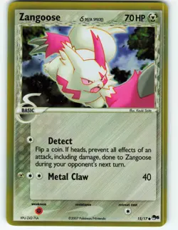 Zangoose - Holo - 15/17 Pop Series 5 - Pokemon TCG - 2007 - Image 1