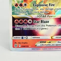 Charizard VSTAR 018/172 Brilliant Stars Ultra Rare Pokemon 2022 TCG NM - Image 5