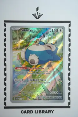 Snorlax - Scarlet & Violet 151 Black Star Promo - SVP 051 - Pokemon Card - Image 1