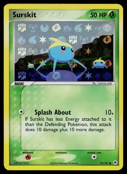 Pokemon Card - Surskit Hidden Legends 76/101 Common Reverse Holo - Image 1