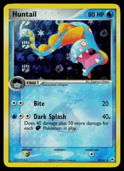 Pokemon Card - Huntail Hidden Legends 19/101 Rare Reverse Holo - Image 1