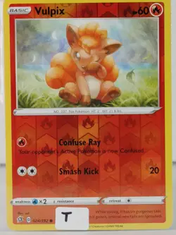 Vulpix - POKEMON - Rebel Clash - 024/192 - Reverse Holo - NM - T - Image 5