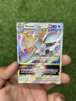 Pokemon TCG Arceus VSTAR 123/172 Ultra Rare Holo Brilliant Stars - Image 1