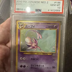 Pokemon Espeon 196 Holo Japanese Neo Discovery 2 Psa 10 Nice Swirl - Image 2