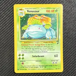 Pokemon Venusaur 18/130 Base Set 2 Holo Rare - Image 1