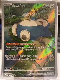 Pokemon TCG Snorlax 051 SV Scarlet & Violet 151 Promo Card Sealed - Image 1