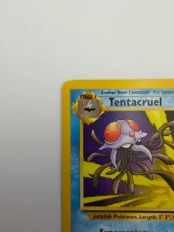 #44/62 Tentacruel Normal Uncommon - Pokemon TCG Fossil - Vintage LP (See Photos) - Image 3