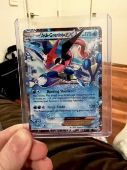 POKEMON TCG ASH-GRENINJA EX XY133 BLACK STAR PROMO ULTRA RARE HOLO 2016 - Image 1