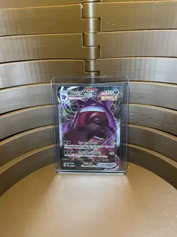 Pokemon TCG Gengar VMAX 157/264 Fusion Strike Ultra Rare Full Art Holo Card - Image 1