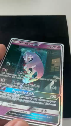 Pokemon Mewtwo GX 78/73 Shining Legends Secret Rare Holo Mewtube - Image 2