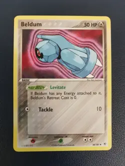 Pokemon Card Beldum 28/101 EX Hidden Legends Uncommon - Image 1