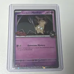 Destined Rivals Prerelease Stamp Promo Set of 4 Pokemon TCG - Image 5