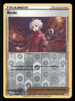 Bede Champion's Path #50/73 Uncommon Reverse Holo Pokemon LP - Image 1