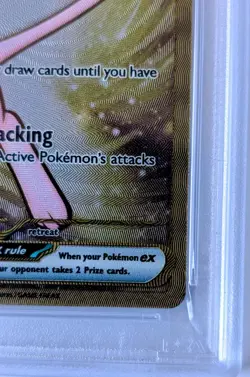 PSA 10 GEM MINT 2023 Pokemon 151 Mew ex 205/165 GOLD METAL UPC Promo–Ultra Prem - Image 5
