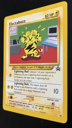 Electabuzz 46/53 NM/Almost Mint WotC Black Star Promo Pokemon TCG Regular - Image 3
