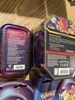 Pokemon Tcg Lot Of 7 Sealed Mega Evolutions Era Tins/Sleeved Packs New Sealed - Image 5